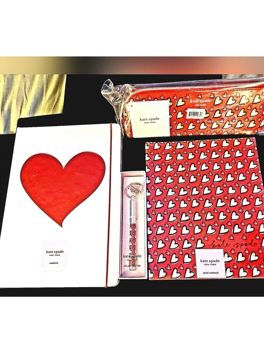 KATE SPADE NEW YORK "HEARTS" KEY FOB PEN - Picture 6 of 6